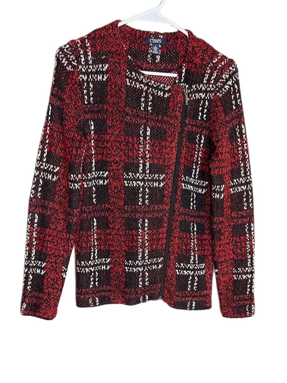 Chaps Full Zip Sweater Women’s Size Medium